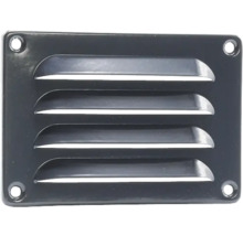 Rechthoekige ventilatieopening met lamellen