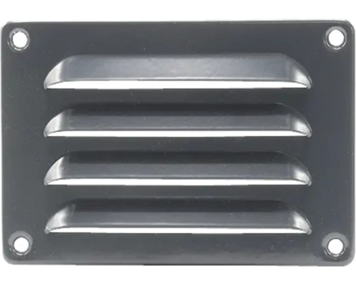 Ventilatierooster met vier lamellen