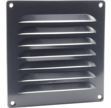 Vierkant metalen ventilatierooster met lamellen