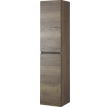 Hoge kast met twee deuren in houten design