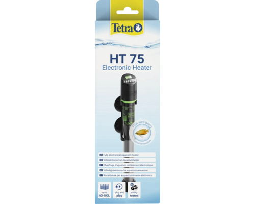Tetra HT 75 elektronische aquariumverwarmer voor aquaria van 60 tot 100 liter