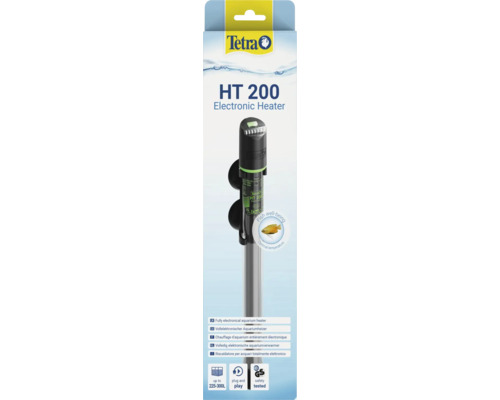 Tetra HT 200 elektronische aquariumverwarmer in verpakking