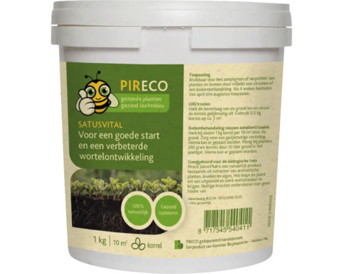 PIRECO SatusVital voor een goede start 1 kg Pireco Satus Vital meststof, geschikt voor planten en bomen, één kilogram