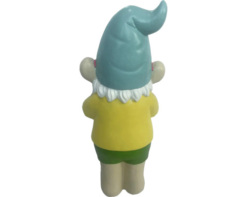 Tuinbeeld tuinkabouter achteraanzicht