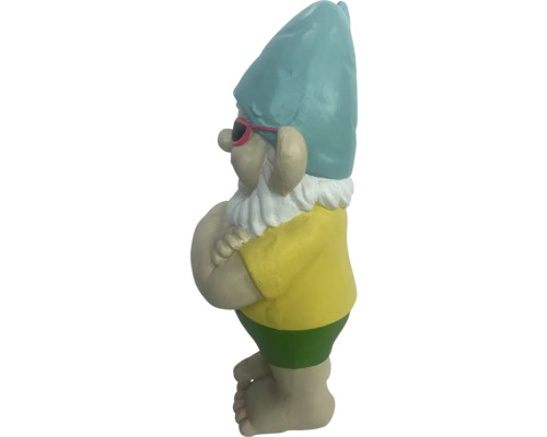 Tuinkabouter met muts en zonnebril