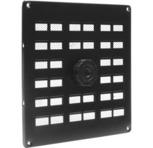 Vierkante ventilatieplaat met draaiknop