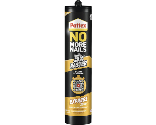 PATTEX No More Nails montagekit express 390 g Pattex Montagelijm No More Nails Express