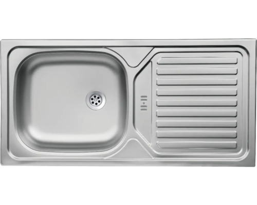 Roestvrijstalen spoelbak met afdruiprek