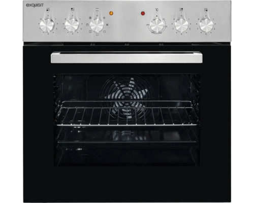 Exquisit inbouwoven met draaiknoppen en binnenverlichting.