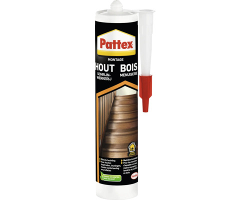 PATTEX Hout schrijnwerkerij montagekit 380 g