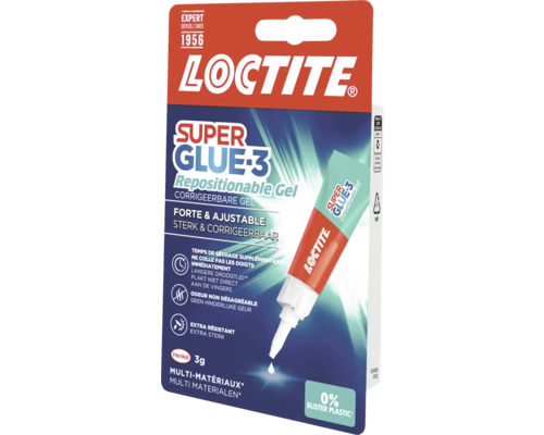 Loctite Super Glue-3 herpositioneerbare gel voor verschillende materialen
