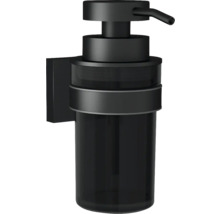 Zwarte zeepdispenser voor wandmontage