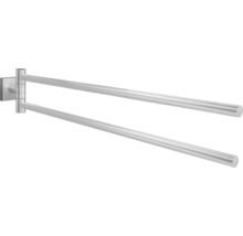 Draaibare metalen handdoekhouder met twee armen