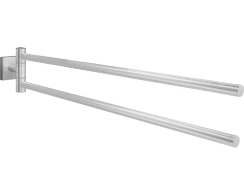 Draaibare metalen handdoekhouder met twee armen