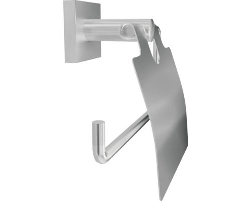 Metalen toiletpapierhouder met klep