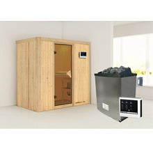 Sauna met saunakachel en bediening