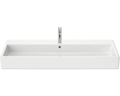 Keramische wastafel met kraan