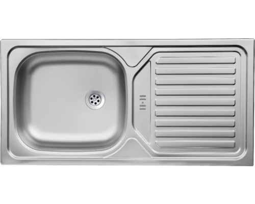 Roestvrijstalen spoelbak met afdruiprek