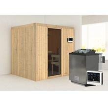 Sauna met saunakachel en bediening