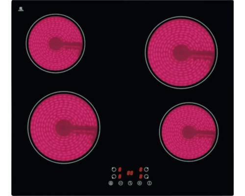 Elektrische kookplaat met vier kookzones