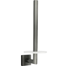 Metalen toiletpapierhouder met plank