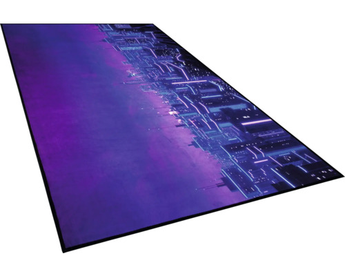 Gamingmat met digitaal stadsgezicht