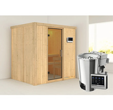 Sauna met saunakachel en bediening