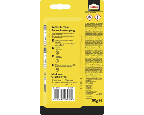 Pattex lijm gebruiksaanwijzing en toepassingsgebied