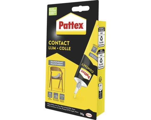 Pattex Contactlijm, transparant, 50 gram