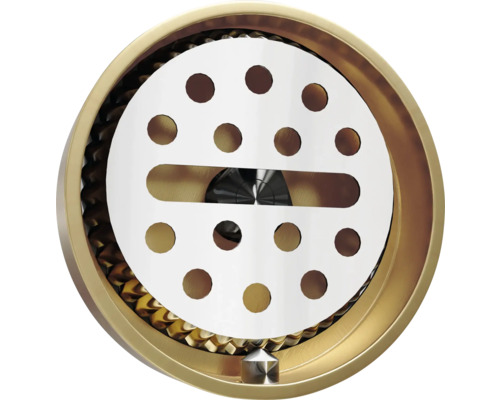 Afvoergarnituur met zeefinzetstuk voor wastafel