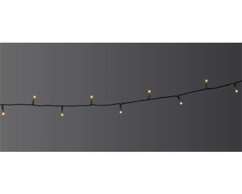 Lichtsnoer met meerdere warm gloeiende LEDs