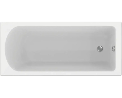 Rechthoekig bad met afvoer en overloop