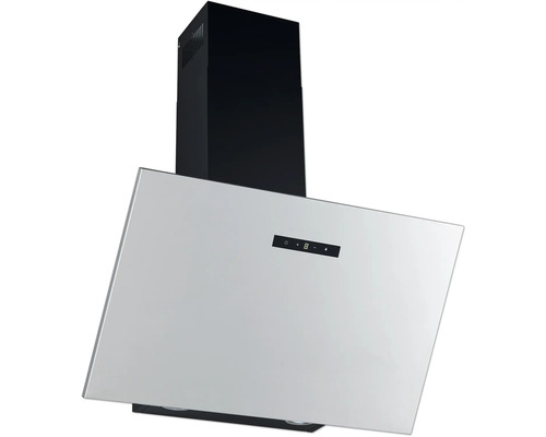 Afzuigkap met zwarte luchtafvoerschacht