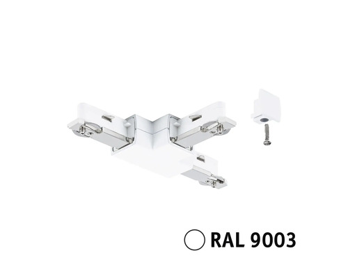 Driefasen spot T-stuk connector met schroef