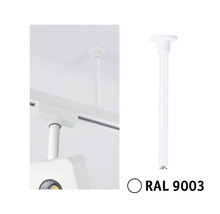 Ophanging voor railsysteem RAL 9003