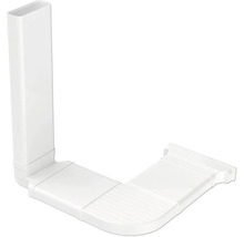 Rechthoekig regenpijpbochtstuk van kunststof