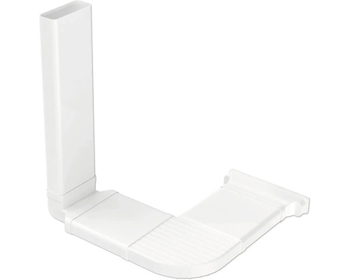 PKM Luchtafvoer 50864 Rechthoekig regenpijpbochtstuk van kunststof