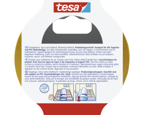 TESA Extra Strong tapijttape 10 m x 50 mm