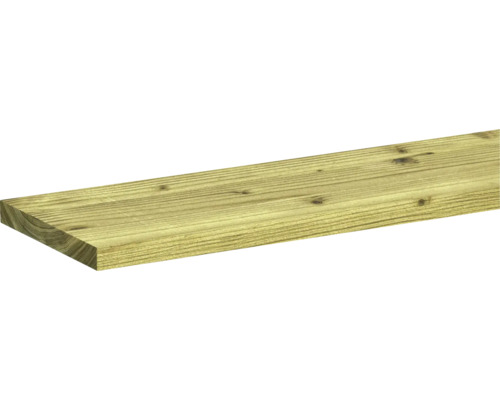 OUTDOOR LIFE Plank grenen geïmpregneerd fijnbezaagd 1,6x14x180 cm Houten plank