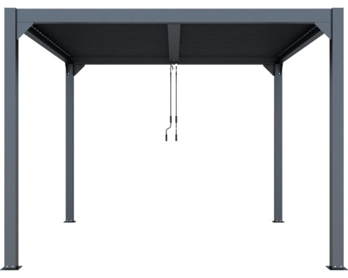 OUTDOOR LIFE Pergola Rodrigo antraciet aluminium, 300x300 cm