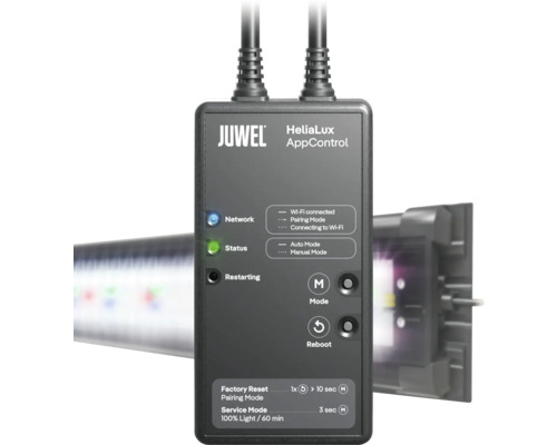 Juwel HeliaLux AppControl voor het bedienen van aquariumverlichting