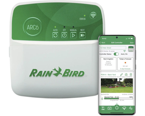 Rain Bird ARC6 Smart irrigatiecontroller met smartphone-app