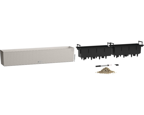 Lechuza Balconera Cottage 80 plantenbak inclusief irrigatiesysteem en accessoires