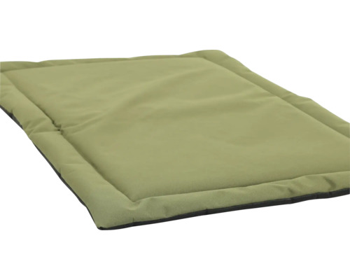 Honden benchmatras olijfgroen 106x70x2 cm