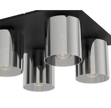 Plafondlamp met vier lampenkappen