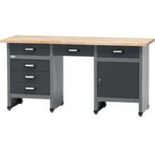 Werkbank met laden en kast