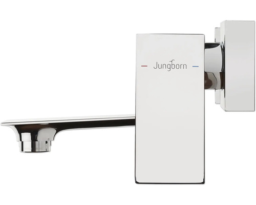 Jungborn logo op een kraan