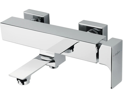 Opbouw badkraan van chroom