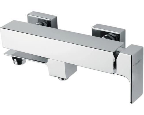 Opbouw badkamerkraan met rechthoekig design voor wandmontage