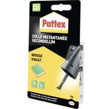Pattex secondelijm met borstelapplicator voor porselein, metaal, leer, hout, papier en kunststoffen